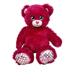 Build A Bear Pink Sparkly Barbie Bear